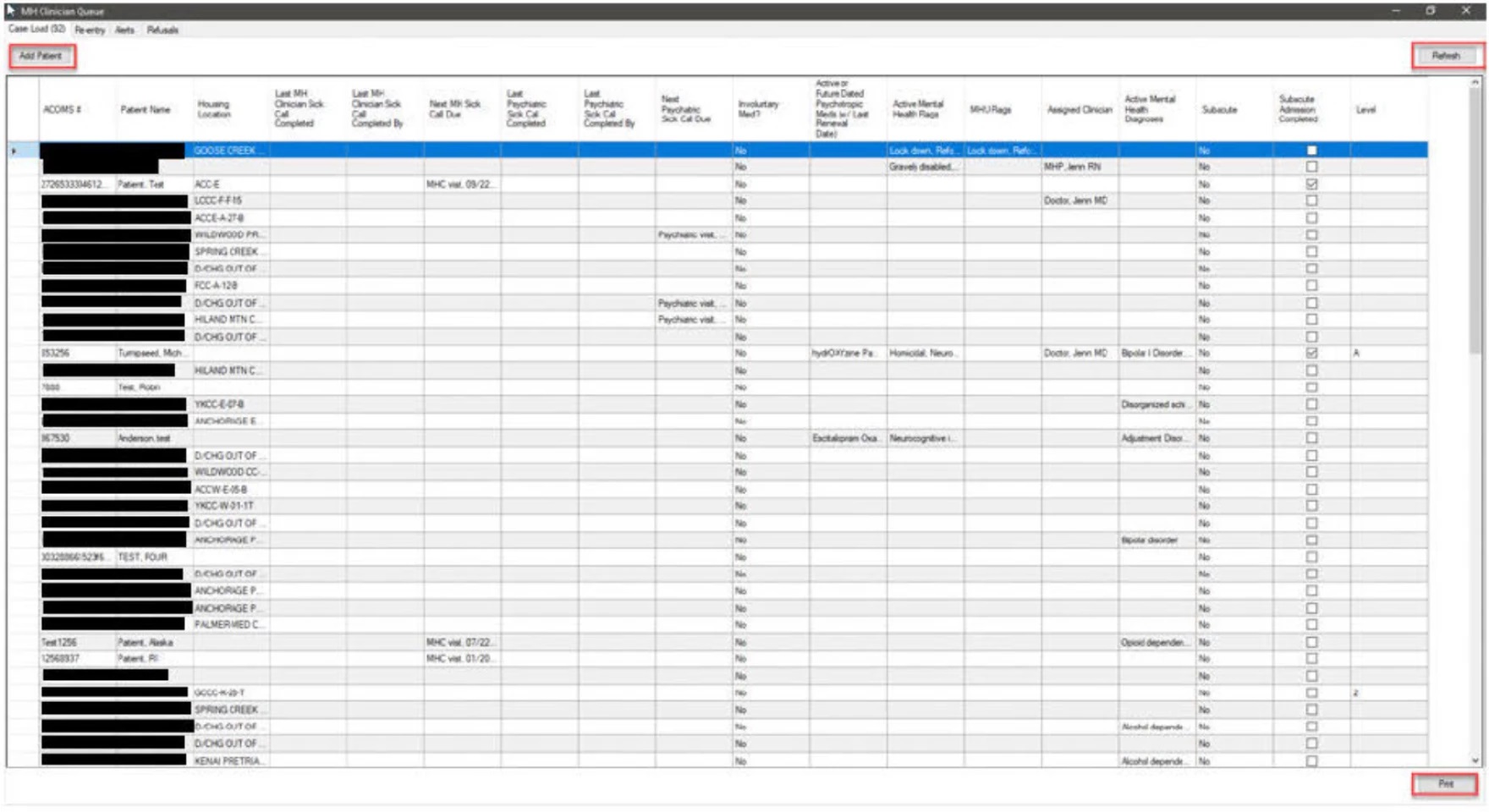 a spreadsheet