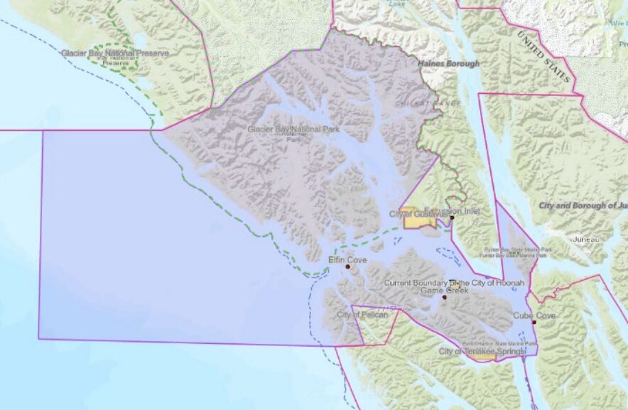 a map of southeast alaska