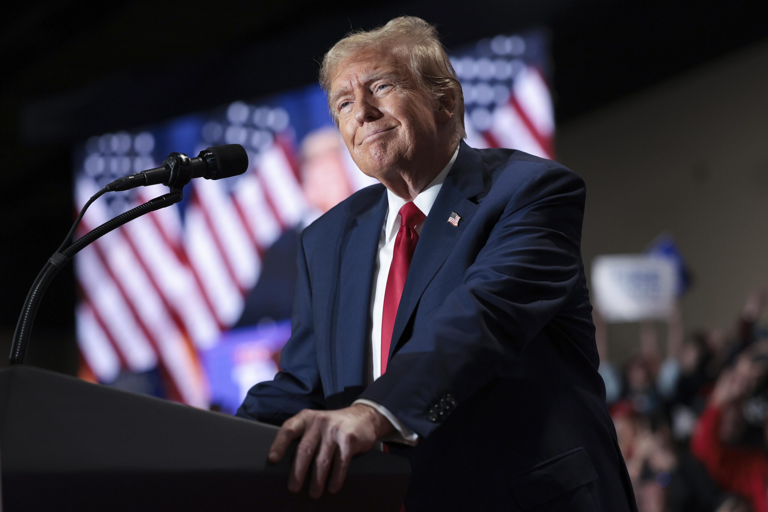 a man at a lectern