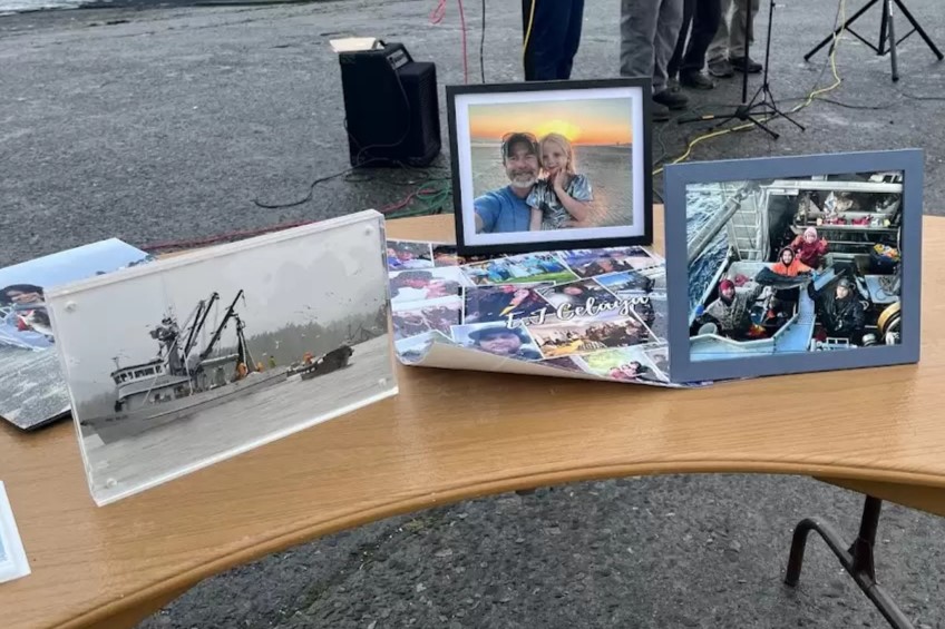 photos on a table